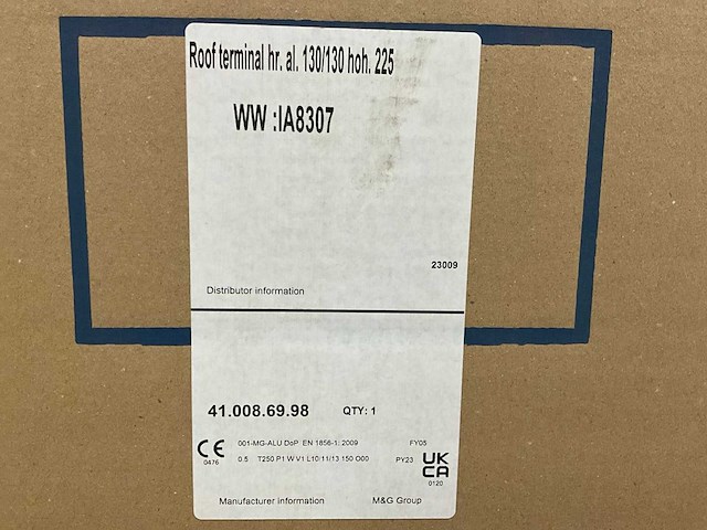 Winterwarm dakdoorvoer concentrisch 130/200 mm tbv hr80-120 - afbeelding 5 van  5