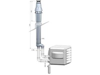 Winterwarm dakdoorvoer concentrisch 130/200 mm tbv hr80-120 - afbeelding 2 van  5