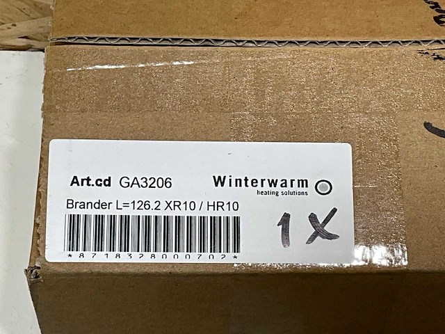 Winterwarm ga3206 brander l=126.2 xr10 / hr10 - afbeelding 4 van  4