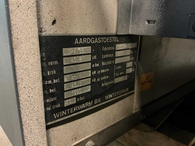 Winterwarm upa 35 industriële verwarmingsinstallatie - afbeelding 5 van  6