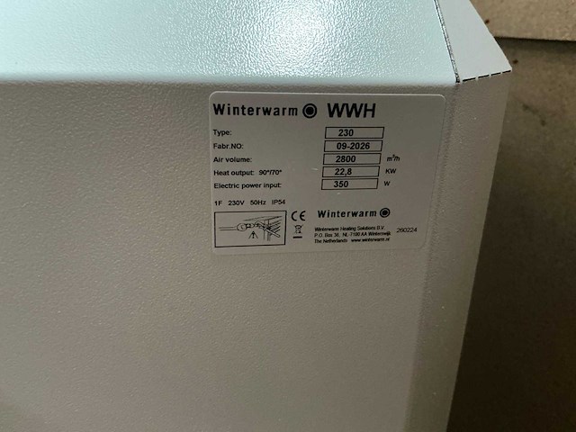 Winterwarm wwh verwarmingsunit - afbeelding 5 van  5
