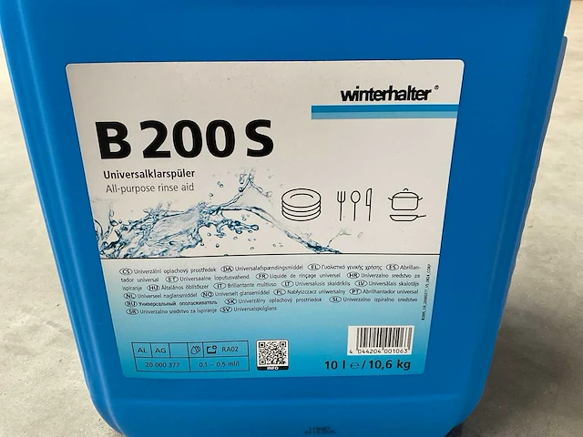 Wintherhalter b 200 s jerrycan á 10l universeel naglansmiddel (10x) - afbeelding 2 van  2