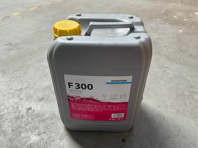 Wintherhalter f 300 jerrycan á 12kg hygiënisch reinigingsmiddel (11x) - afbeelding 1 van  2