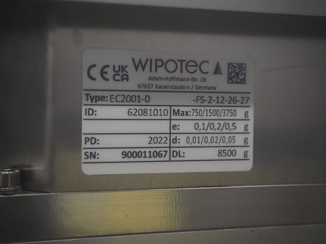 Wipotec ocs gmbh - afbeelding 12 van  13