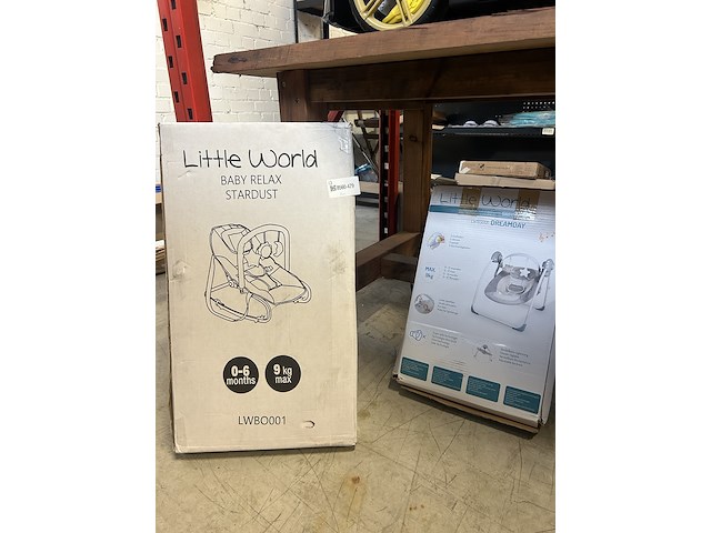 Wipstoel, 1x babyswing, little world - afbeelding 1 van  5