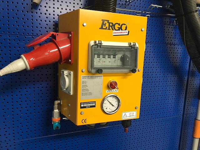 Wirbel industriële stofafzuiger met ergobox energiezuil - afbeelding 5 van  15