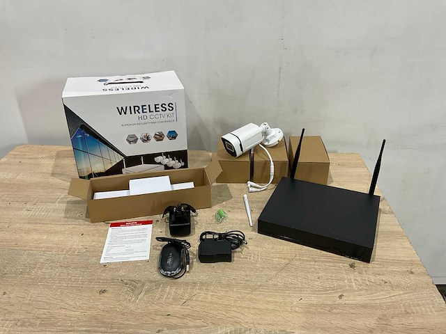 Wireless - hd cctv kit - beveiligingscamera’s - afbeelding 2 van  5