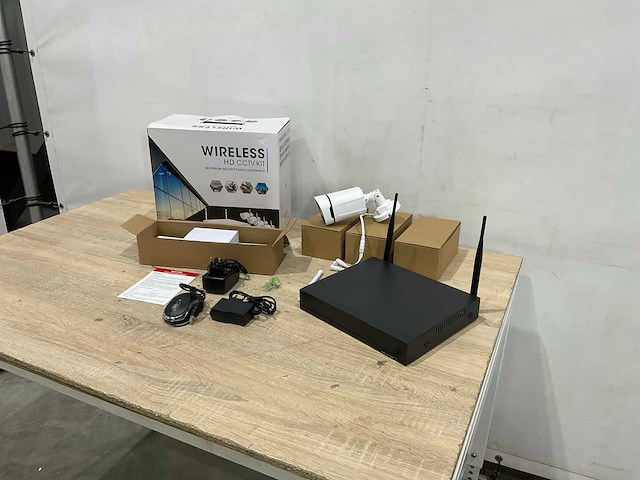 Wireless - hd cctv kit - beveiligingscamera’s - afbeelding 1 van  9