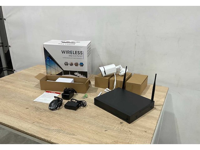 Wireless - hd cctv kit - beveiligingscamera’s - afbeelding 1 van  9