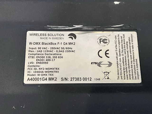 Wireless solution blackbox f-1 g4 mk2 transceiver - afbeelding 3 van  3