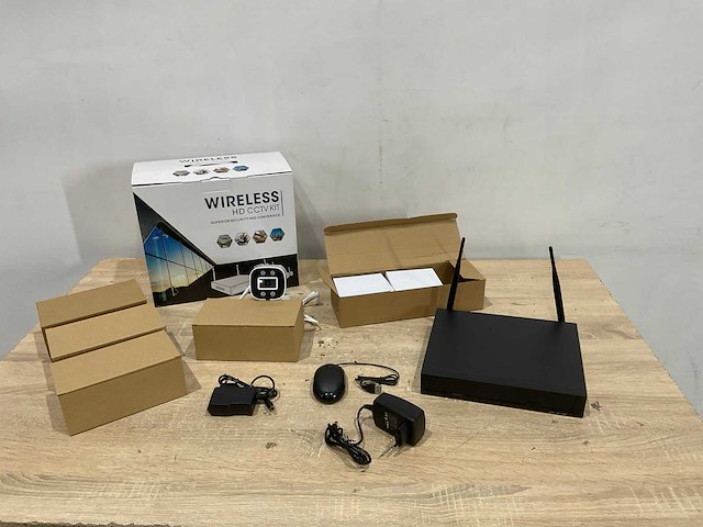Wirelesse - hd cctv kit - beveiligingscamera - afbeelding 3 van  8