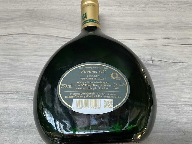 Wirsching julius echterberg gg silvaner 2020 - afbeelding 3 van  3
