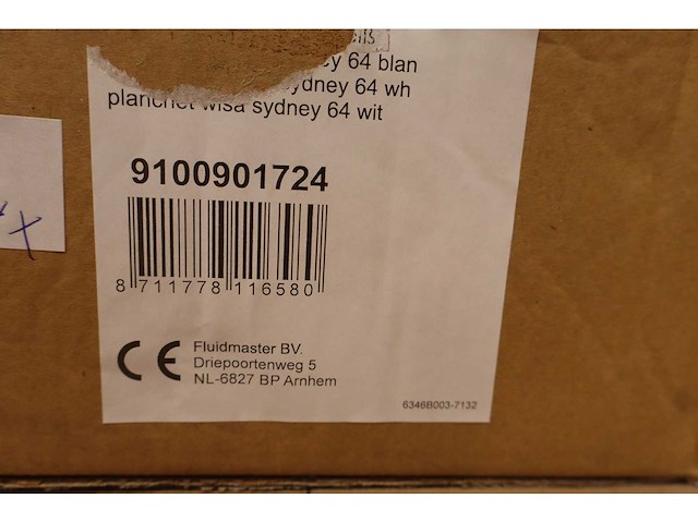 Wisa - sydney - keramisch planchet 64 cm incl bevestigingsmateriaal (4x) - afbeelding 7 van  7