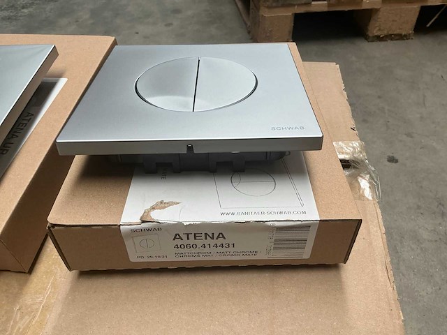 Wisa atena mat chroom drukplaat (18x) - afbeelding 5 van  5