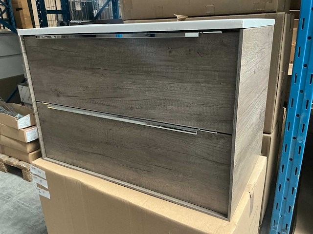 Wisa cassino badmeubel grey oak 80cm - afbeelding 1 van  8