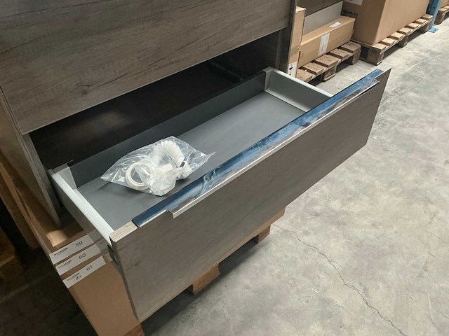 Wisa cassino badmeubel grey oak 80cm - afbeelding 6 van  8