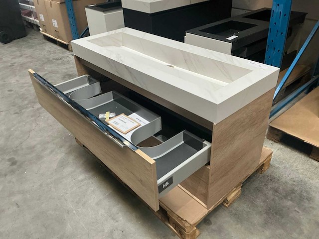 Wisa cassino base nebraska badmeubel 120cm - afbeelding 5 van  10