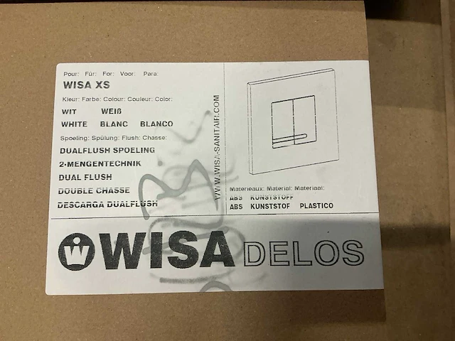 Wisa delos 8050415601 drukplaat (60x) - afbeelding 2 van  2