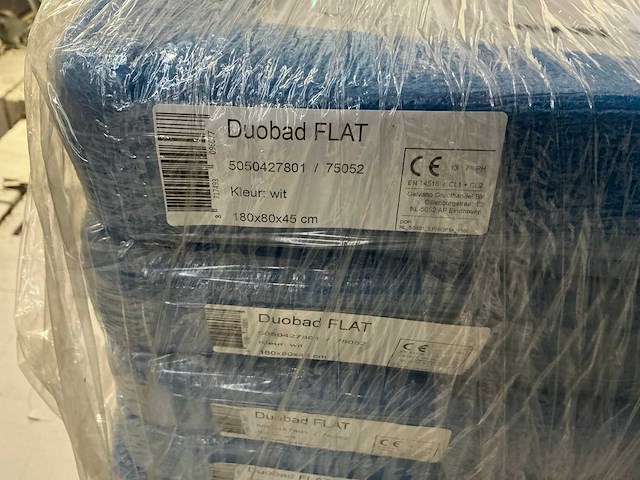 Wisa duobad flat ligbad 180x80cm (2x) - afbeelding 4 van  5