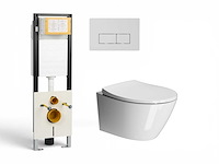 Wisa inbouwreservoir met gsi modo rimless wandcloset - afbeelding 1 van  9