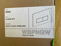 Wisa inbouwreservoir met lucco wandcloset met bidet sproeier - afbeelding 5 van  5