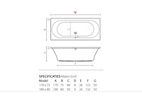 Wisa leto 170x75cm ligbad - afbeelding 4 van  4