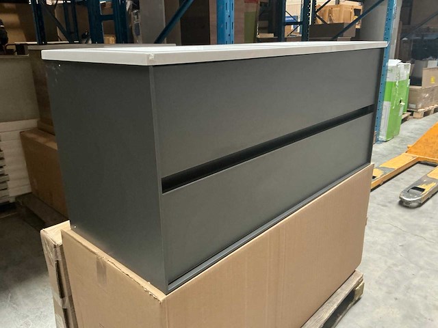 Wisa lucido badmeubel 120cm diamond grey - afbeelding 2 van  9