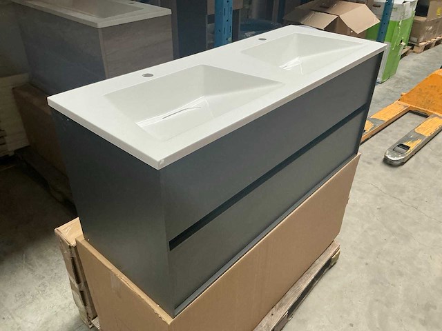 Wisa lucido badmeubel 120cm diamond grey - afbeelding 3 van  9