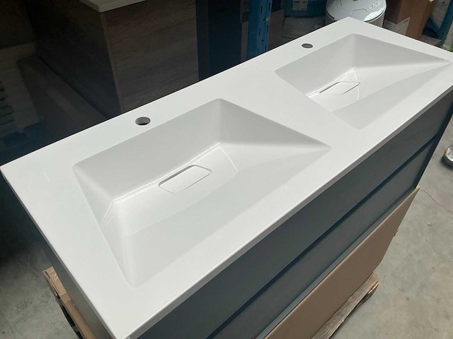 Wisa lucido badmeubel 120cm diamond grey - afbeelding 8 van  9