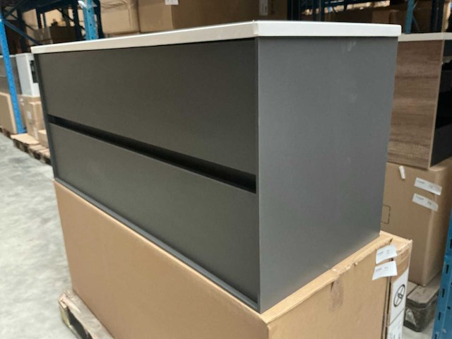 Wisa lucido badmeubel 120cm diamond grey - afbeelding 1 van  9