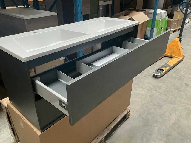 Wisa lucido badmeubel 120cm diamond grey - afbeelding 5 van  9