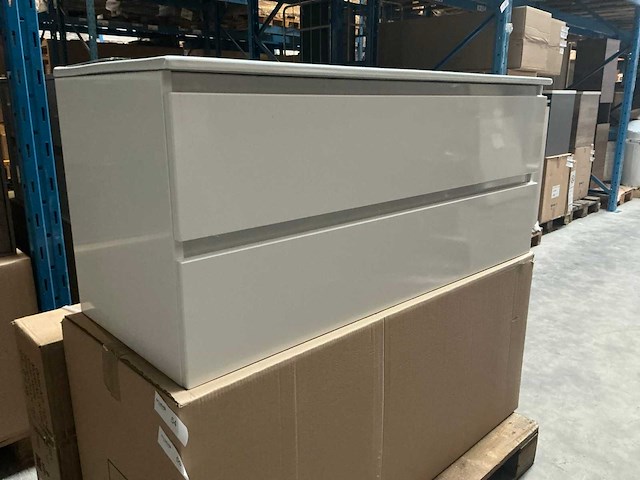 Wisa lucido badmeubel 120cm hoogglans wit - afbeelding 2 van  8