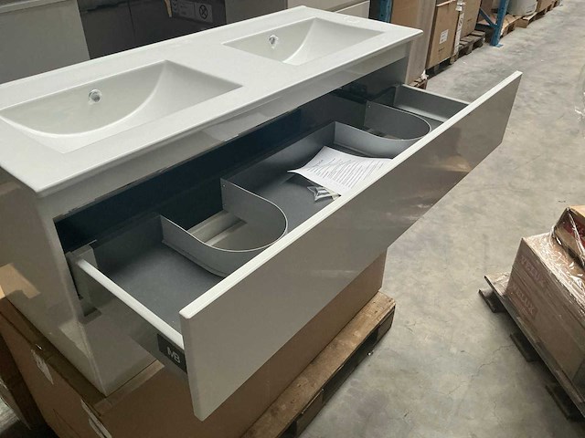 Wisa lucido badmeubel 120cm hoogglans wit - afbeelding 6 van  8