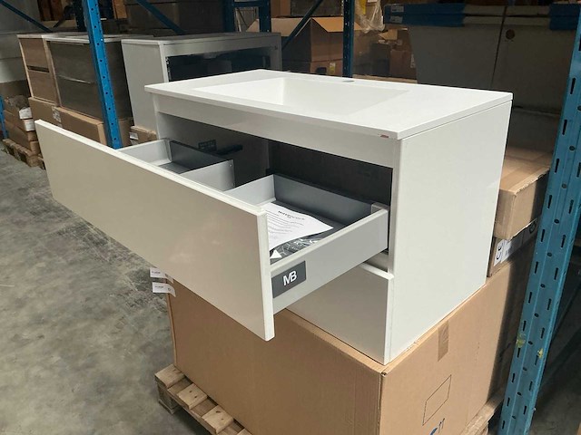 Wisa lucido badmeubel 90cm hoogglans wit - afbeelding 5 van  9