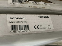 Wisa maia douchebak 120x75cm - afbeelding 3 van  3