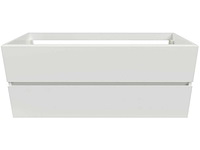 Wisa napoli wastafelonderbouwkast 120 cm, 2 laden softclose wit hoogglans - afbeelding 2 van  5