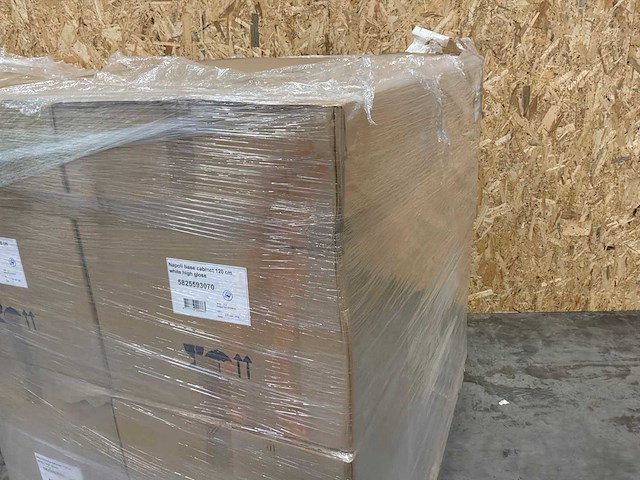 Wisa napoli wastafelonderbouwkast 120 cm, 2 laden softclose wit hoogglans - afbeelding 4 van  5