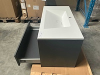 Wisa pescara badmeubel antracite high 100cm - afbeelding 9 van  9