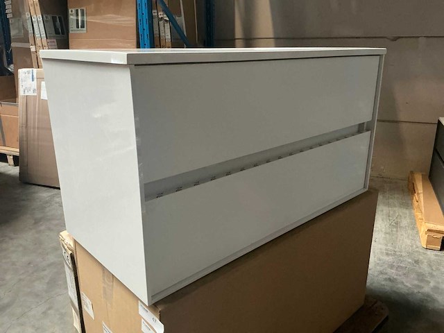 Wisa pescara badmeubel white high 100cm - afbeelding 1 van  8