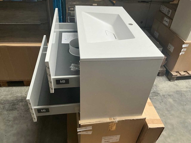 Wisa pescara badmeubel white oak 90cm - afbeelding 7 van  9