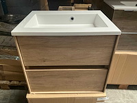 Wisa pescara nebraska badmeubel 60cm natural oak - afbeelding 3 van  7