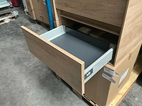 Wisa pescara nebraska badmeubel 60cm natural oak - afbeelding 6 van  7