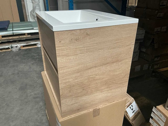 Wisa pescara nebraska badmeubel 60cm natural oak - afbeelding 7 van  7