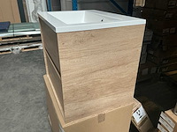 Wisa pescara nebraska badmeubel 60cm natural oak - afbeelding 7 van  7