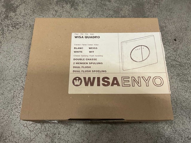 Wisa quadro dual flush bedieningspaneel - afbeelding 2 van  2