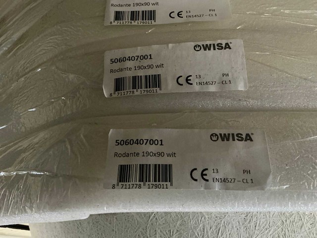 Wisa radante ligbad 190x90cm (7x) - afbeelding 3 van  3