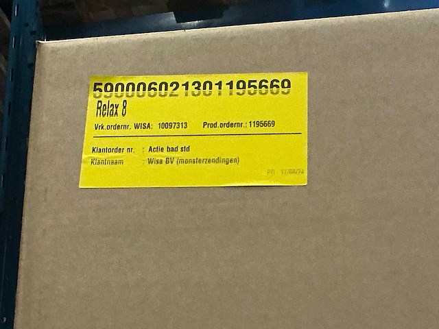 Wisa relax 8 180x80cm 5900060213 whirlpoolsysteem - afbeelding 1 van  1