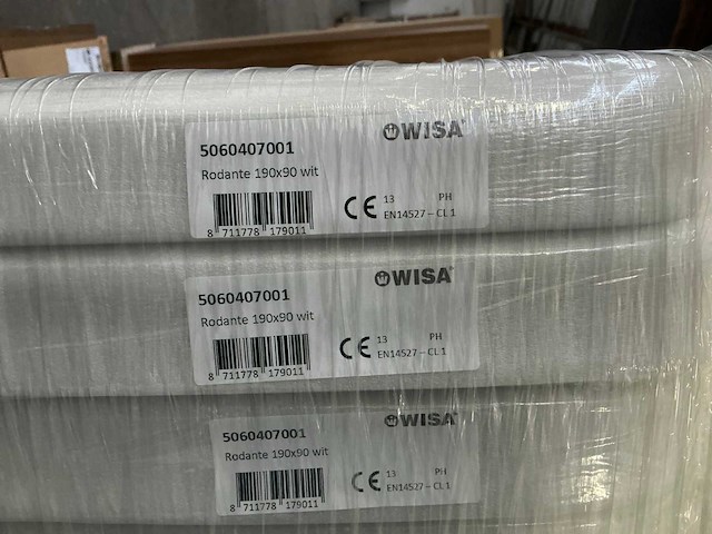 Wisa rodante ligbad 190x90cm (11x) - afbeelding 3 van  4