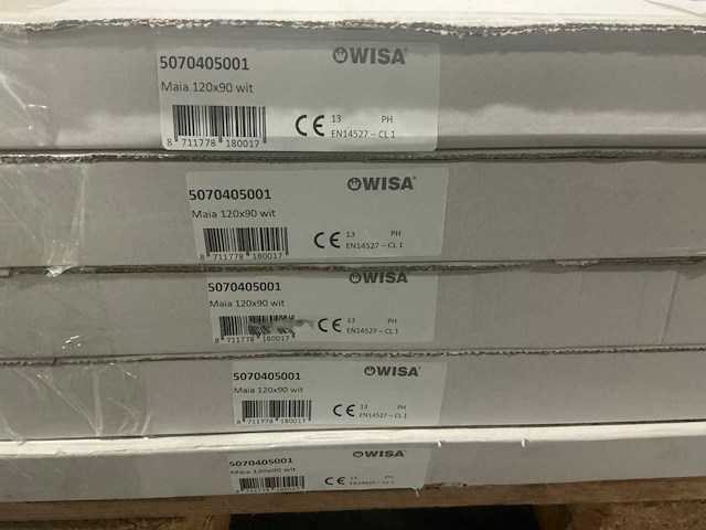 Wisa s070405001 120x90cm douchebak (3x) - afbeelding 3 van  3