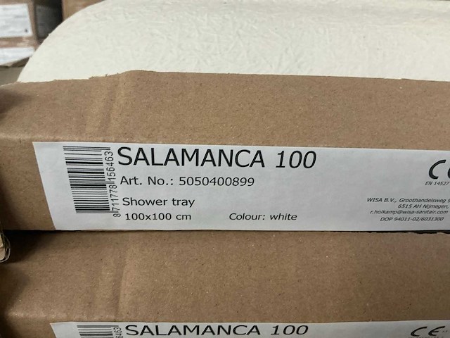 Wisa salamanca douchebak 100x100cm (7x) - afbeelding 3 van  3